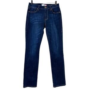 Cabi Jeans #3386 Lou Lou High Straight Leg Dark Wash Mid Rise Women’s Size 4